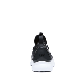 Supra Mens FACTOR Black/White/white Low Top Shoes | CA-53025